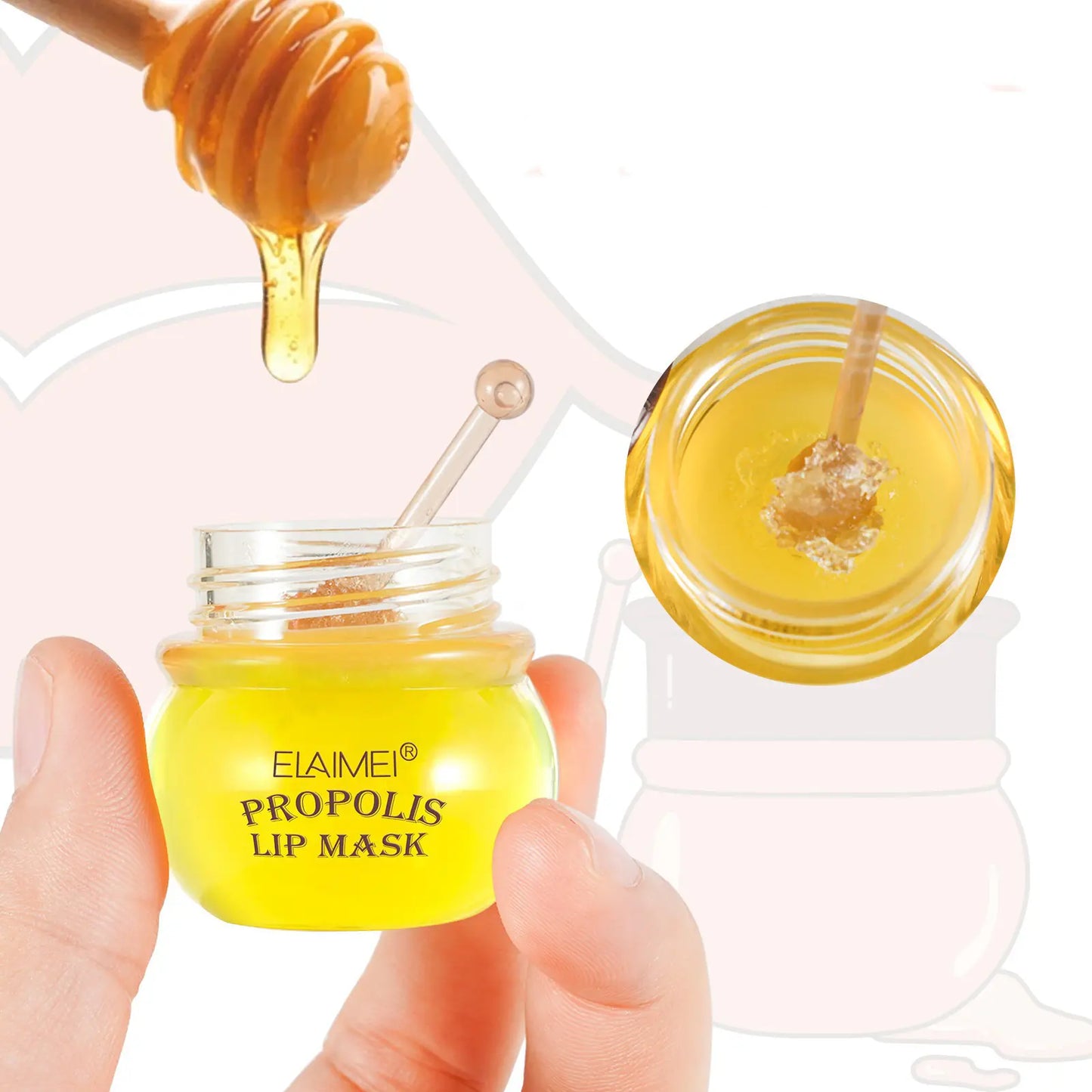 Peach and Honey Exfoliating Lip Mask