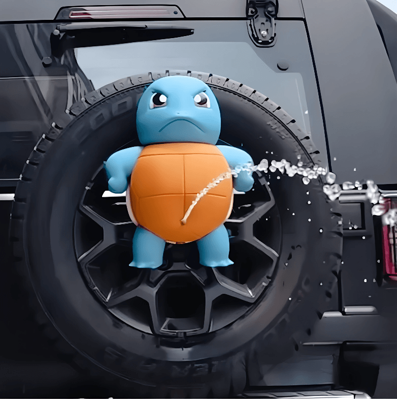 Squirtle Spray Water Toy Cute Pokemon Turtle Model