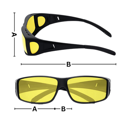 Polarized Night Driving Glasses – Anti Glare Night Vision Driving Eyewear