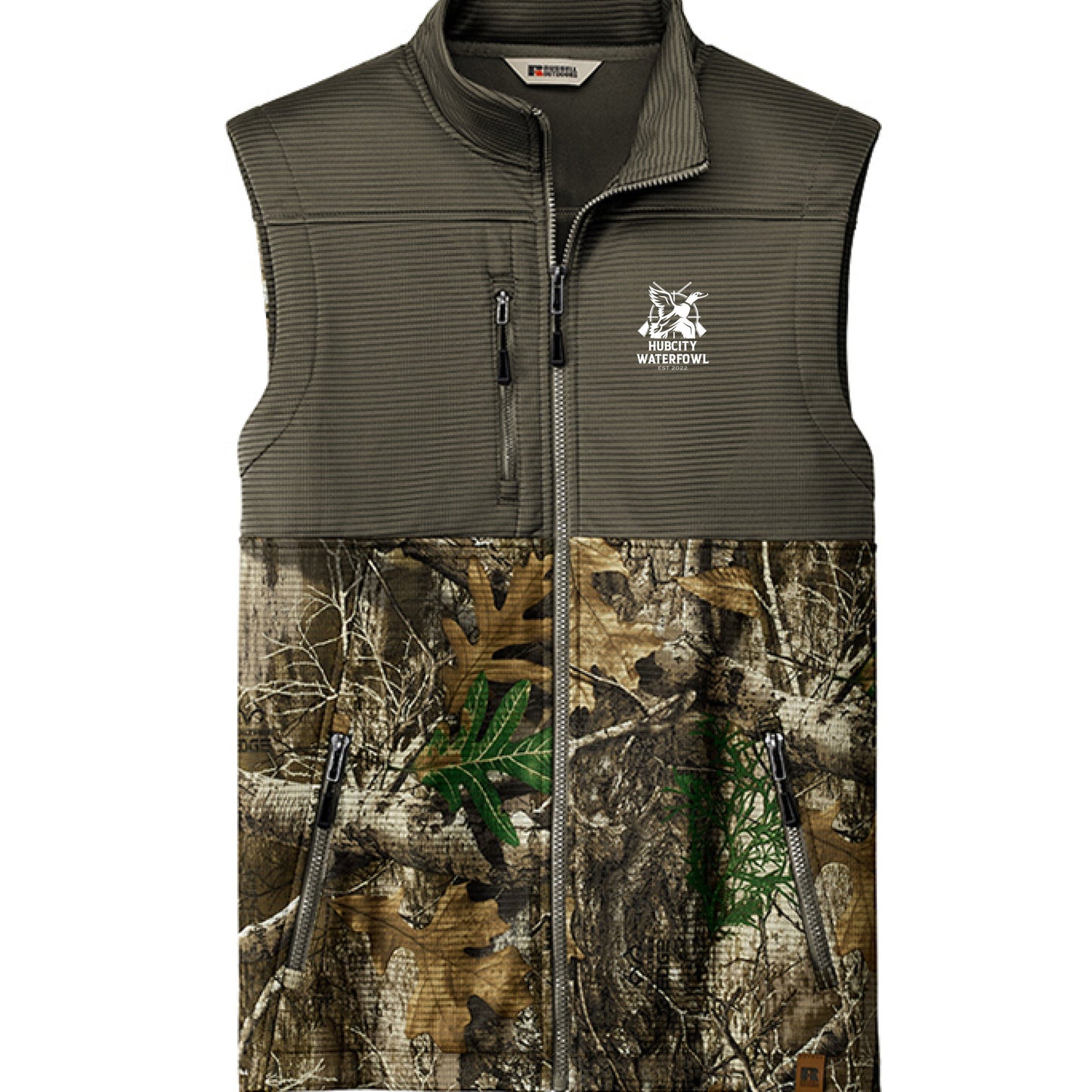 Camo soft shell vest