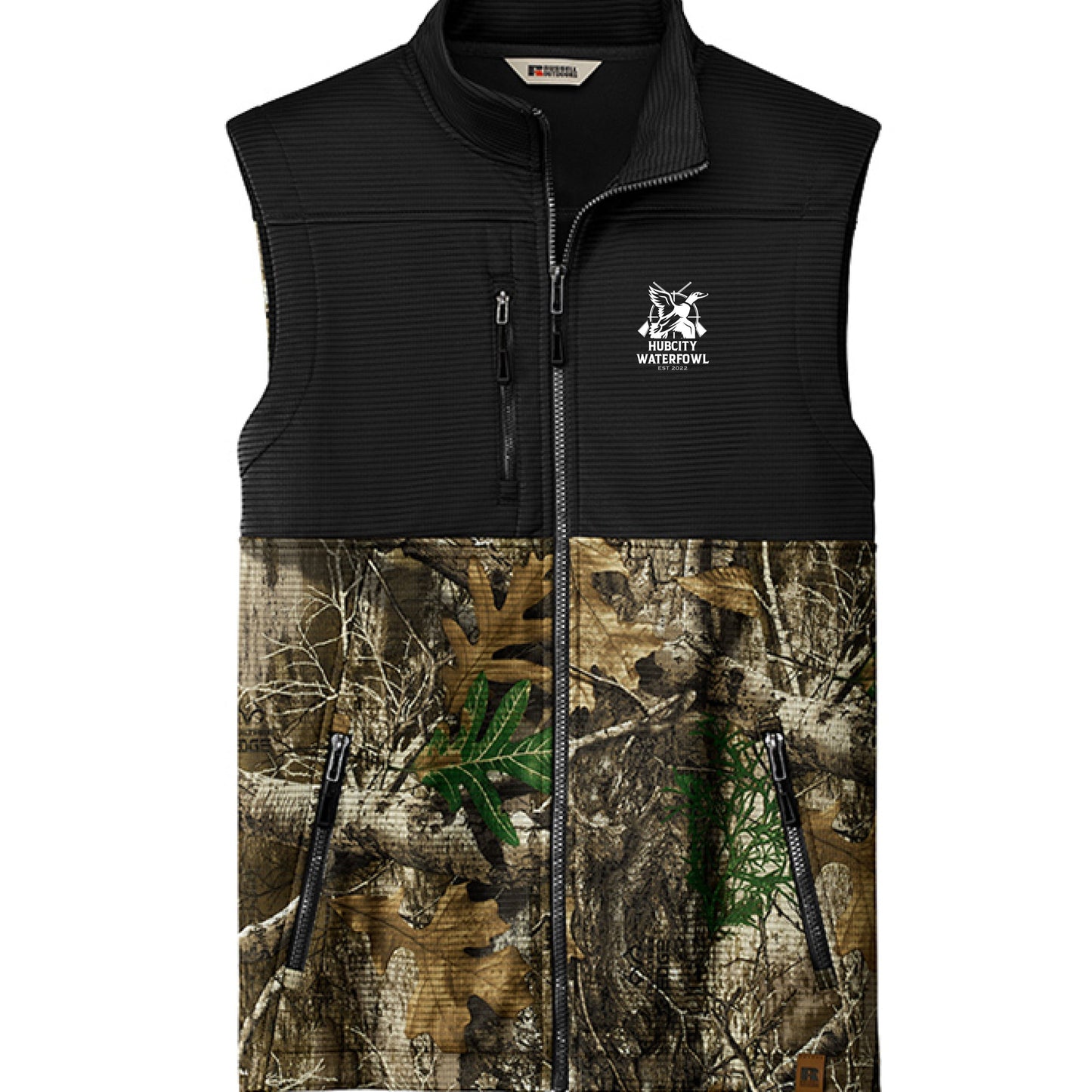 Camo soft shell vest