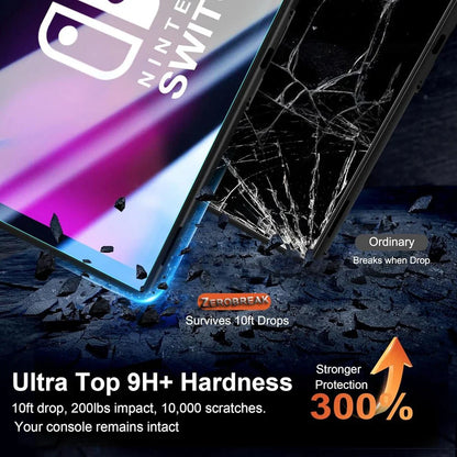 Nintendo Switch 2 Tempered Glass Screen Protector with Joystick Cap | Full Coverage Protection