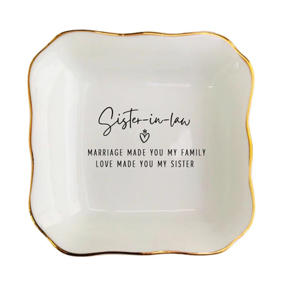 Sister-in-Law Ceramic Dish