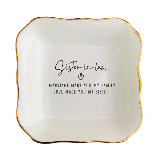 Sister-in-Law Ceramic Dish