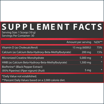 Nutrex Creatine+ HMB 30 Servings