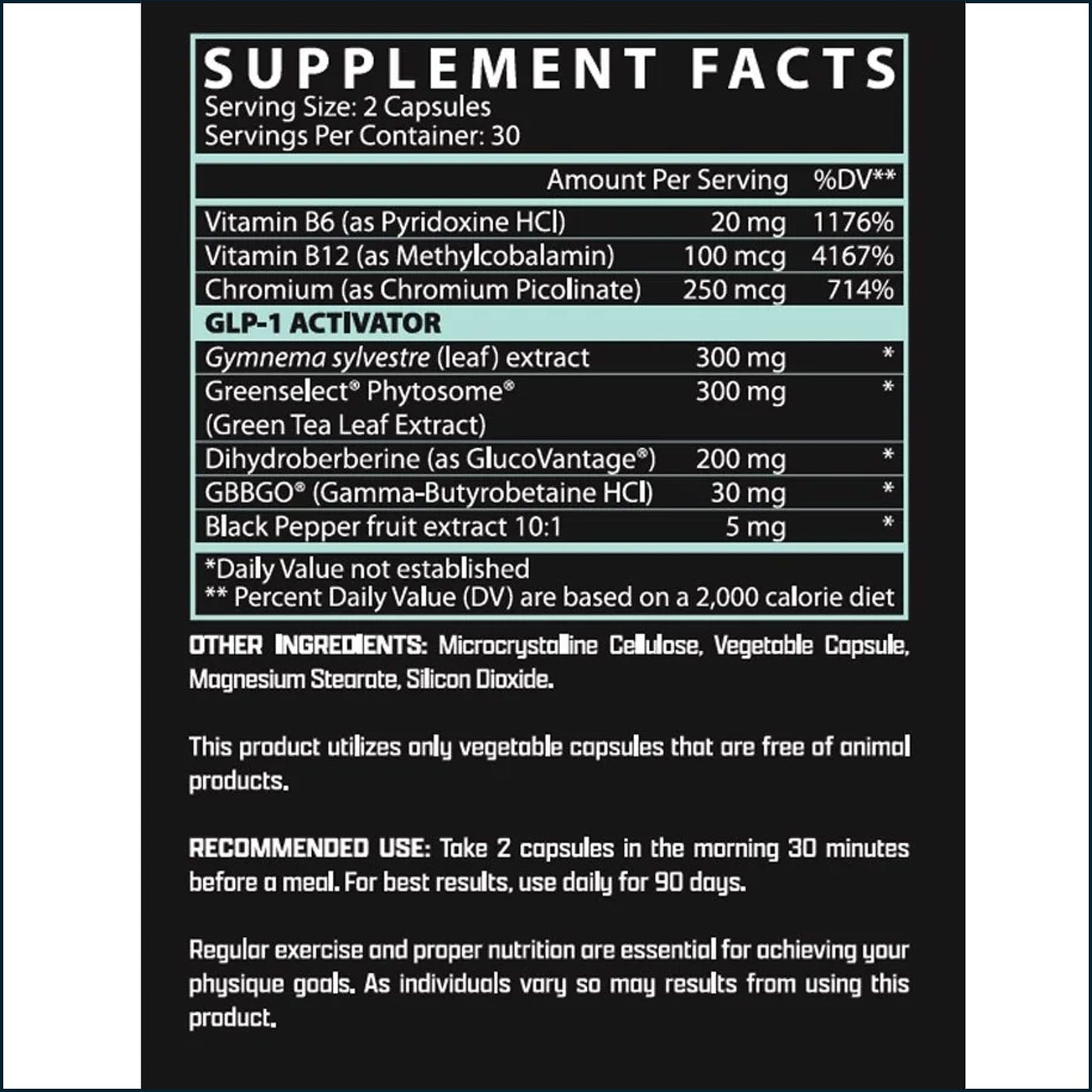 Nutrex GLP1+ Control, 60 Capsules