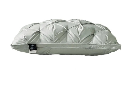 Feather Pillows with White Goose Neck Guards (Pair)