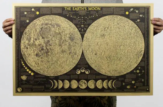 Moon Wall Mural for Living Room Decor