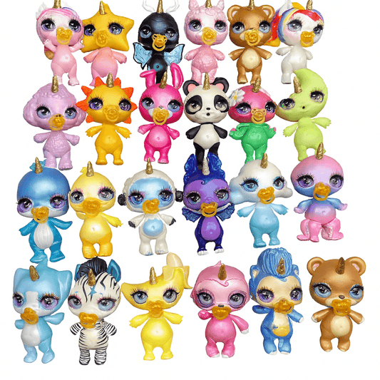 Muñeca mascota de unicornio | Juguete de PVC coleccionable terminado