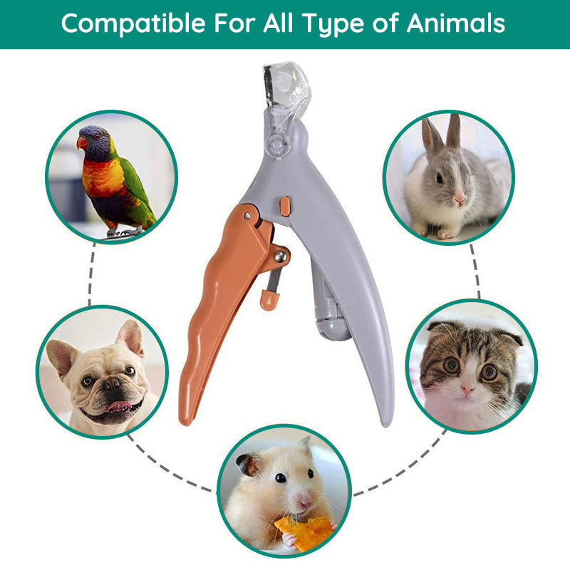 PawGuard Pro Dog Nail Clippers with Safety Sensor Stainless Steel