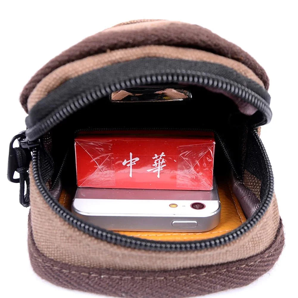 Outdoor Steel Slingshot Canvas Bag