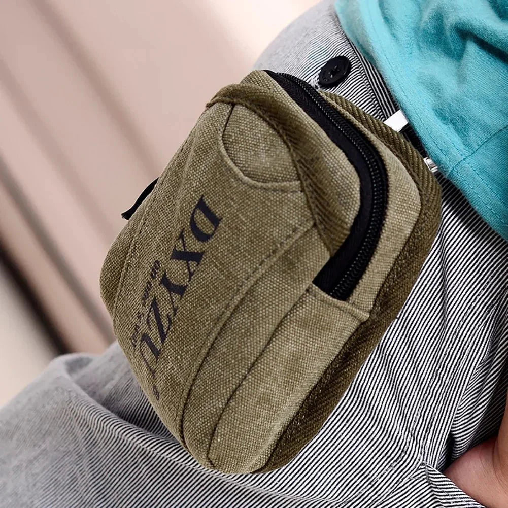 Outdoor Steel Slingshot Canvas Bag