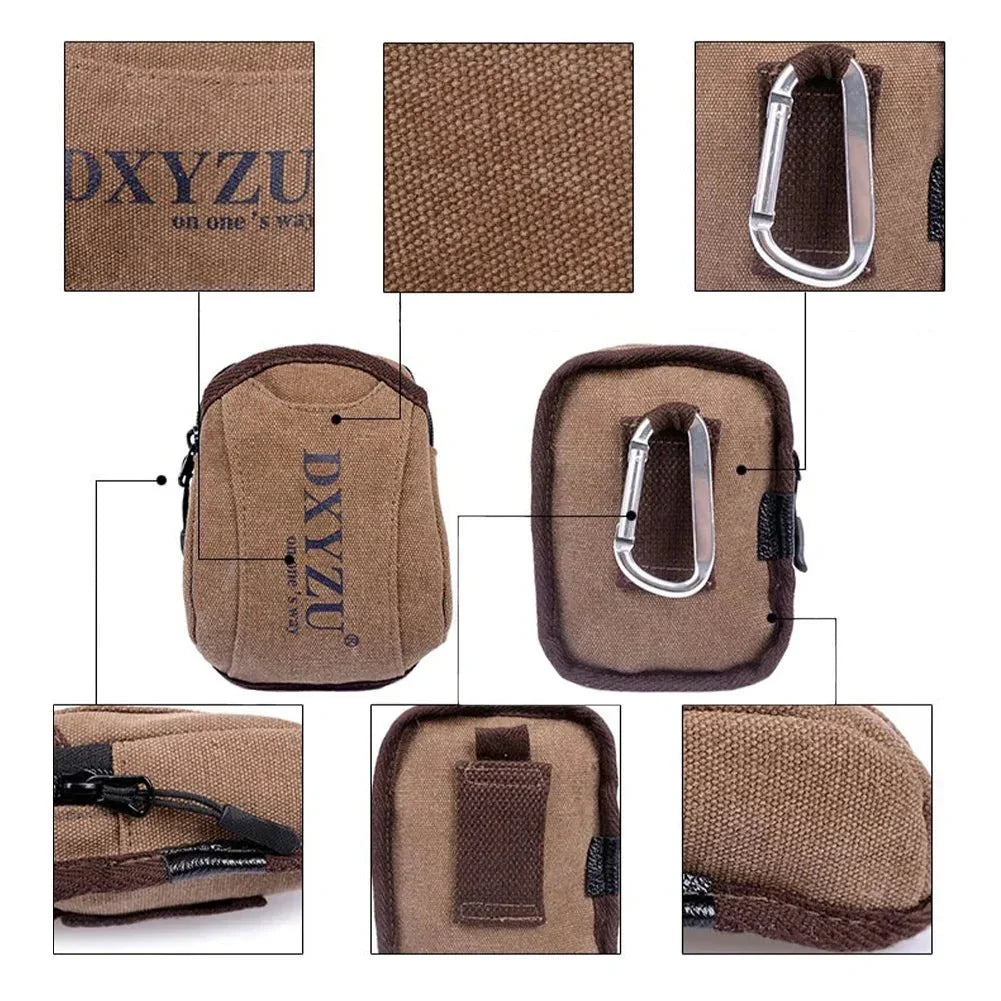 Outdoor Steel Slingshot Canvas Bag