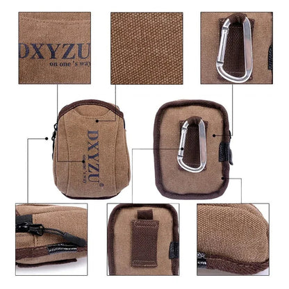 Outdoor Steel Slingshot Canvas Bag