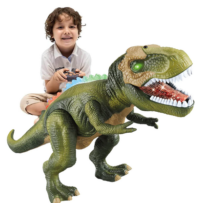 Remote Control T-Rex Dinosaur with Lights Sounds Walking RC Toy