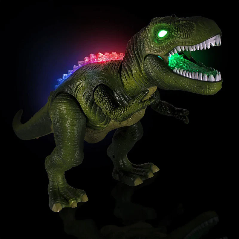 Remote Control T-Rex Dinosaur with Lights Sounds Walking RC Toy