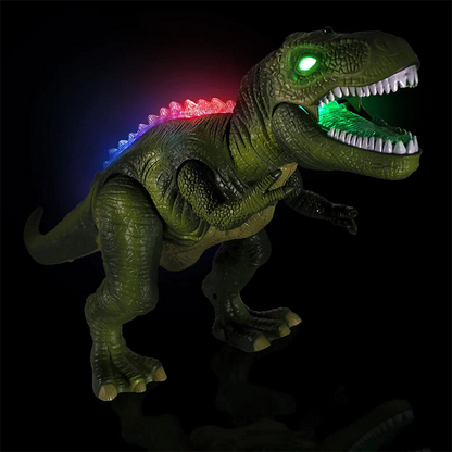 Remote Control T-Rex Dinosaur with Lights Sounds Walking RC Toy