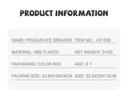 Penguin Breaking Ice Game | Family Puzzle Party Toy