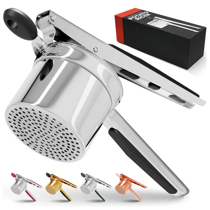 Heavy Duty Stainless Steel Potato Masher 15oz Large Capacity Kitchen Tool