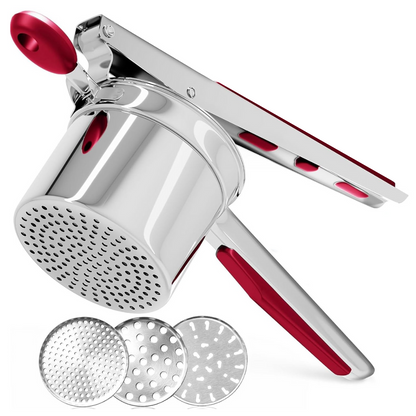 Heavy Duty Stainless Steel Potato Masher 15oz Large Capacity Kitchen Tool