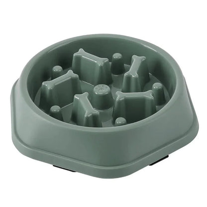 Pet Cat Dog Slow Feeder Bowl | Anti-Choking Non-Slip Maze Feeding Dish
