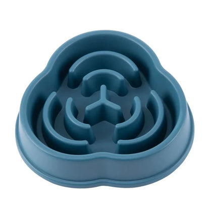 Pet Cat Dog Slow Feeder Bowl | Anti-Choking Non-Slip Maze Feeding Dish