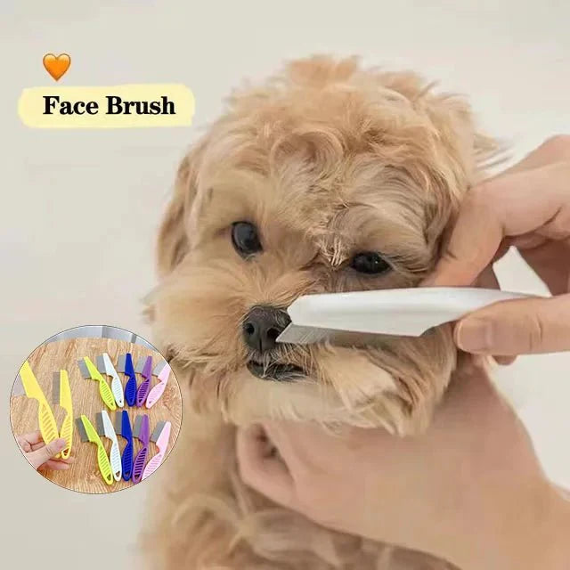 Peine para pelos de mascotas y pulgas – Herramienta de aseo de acero inoxidable