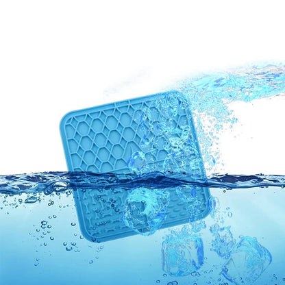 Silicone Pet Lick Mat | Slow Feeder Plate with Suction Cups for Dogs