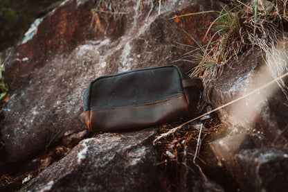 Trousse de toilette en toile
