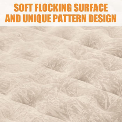5.5-5.8ft Pickup Truck Bed Air Mattress Beige