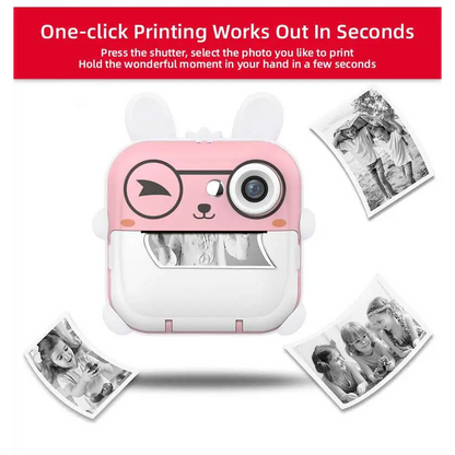 Pink Rabbit Polaroid Children’s Cartoon Camera