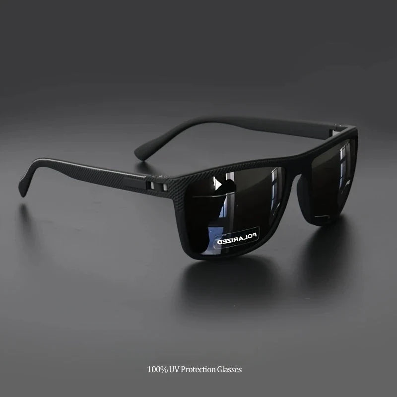 Polarized Square Sunglasses – UV protection Mirror Coated Sport Shades