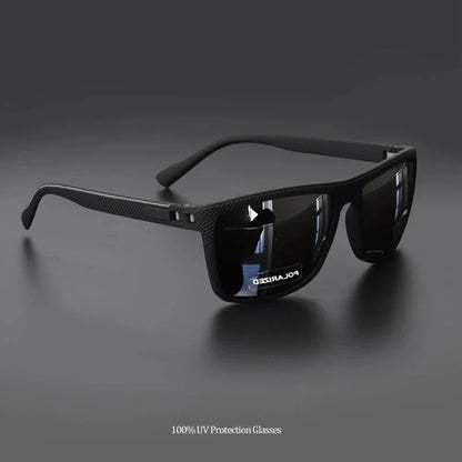 Polarized Square Sunglasses – UV protection Mirror Coated Sport Shades