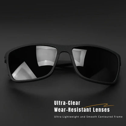 Polarized Square Sunglasses – UV protection Mirror Coated Sport Shades