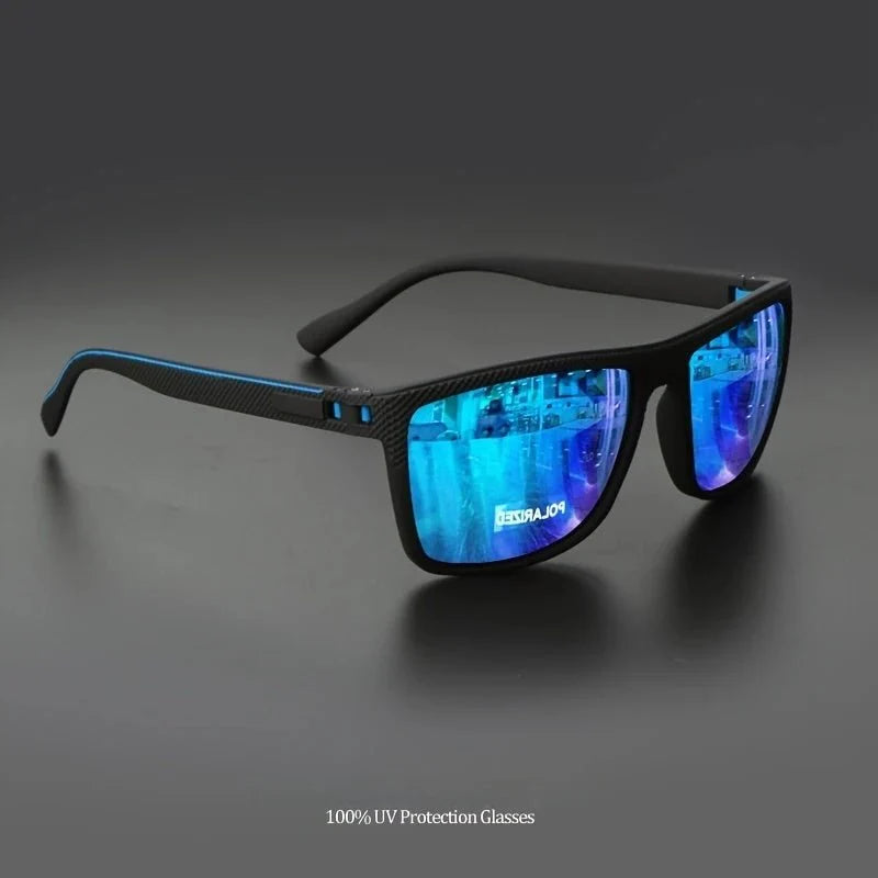 Polarized Square Sunglasses – UV protection Mirror Coated Sport Shades
