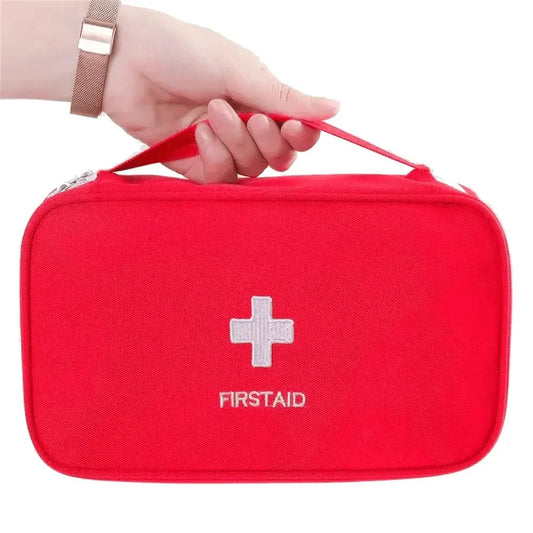 Portable First Aid Kit Bag | Compact Emergency Survival and Medicine Storage Tote