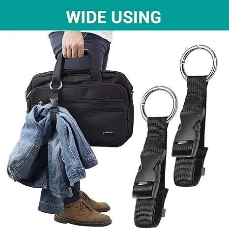 Portable Luggage Strap Holder – Anti-Theft Nylon Bag Gripper