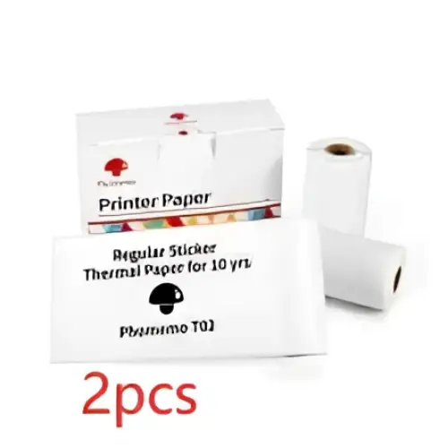 Mini impresora portátil de etiquetas con rollos de papel adhesivo