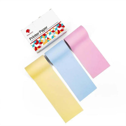 Mini impresora portátil de etiquetas con rollos de papel adhesivo