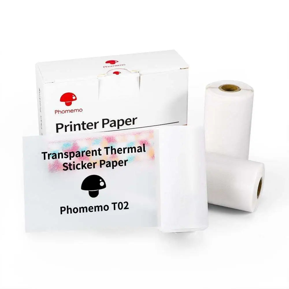 Mini impresora portátil de etiquetas con rollos de papel adhesivo