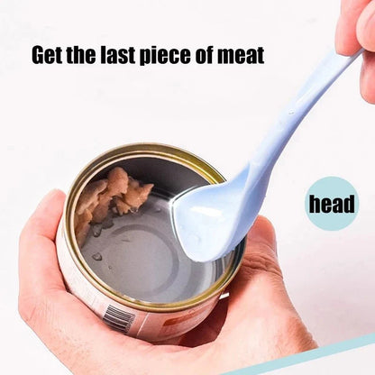 Portable Silicone Pet Food Lid and Spoon Set – 2-in-1 Can Cover and Sealer