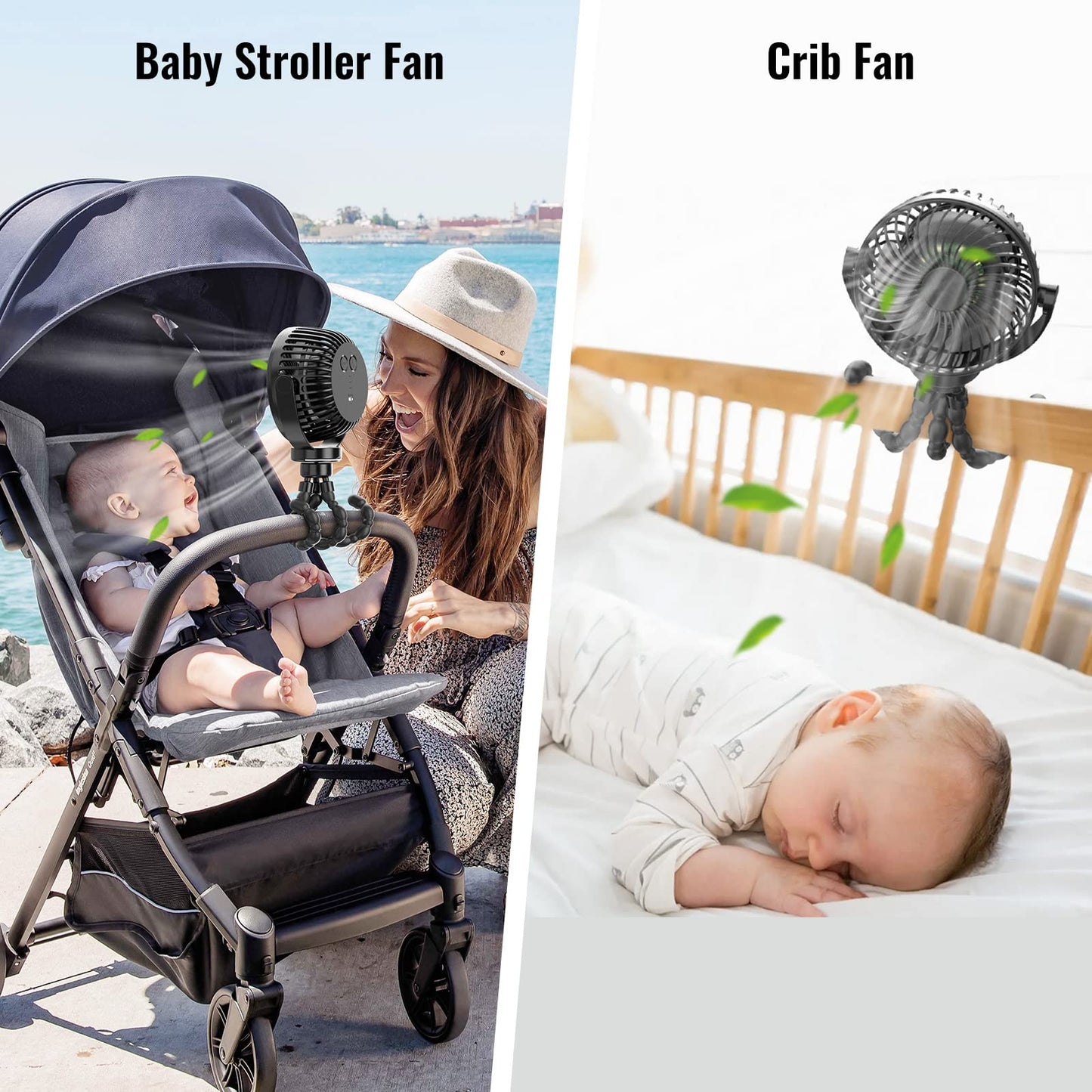Portable Fan | Battery Operated Hand Held Fan with 8000mAh Battery | 4-Speed Settings for Ultimate Comfort