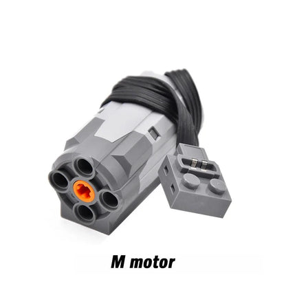 Motor and Electronics Kit | Educational DIY Accessories for Building Block Train