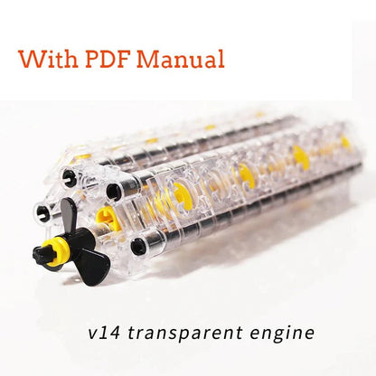 Motor and Electronics Kit | Educational DIY Accessories for Building Block Train