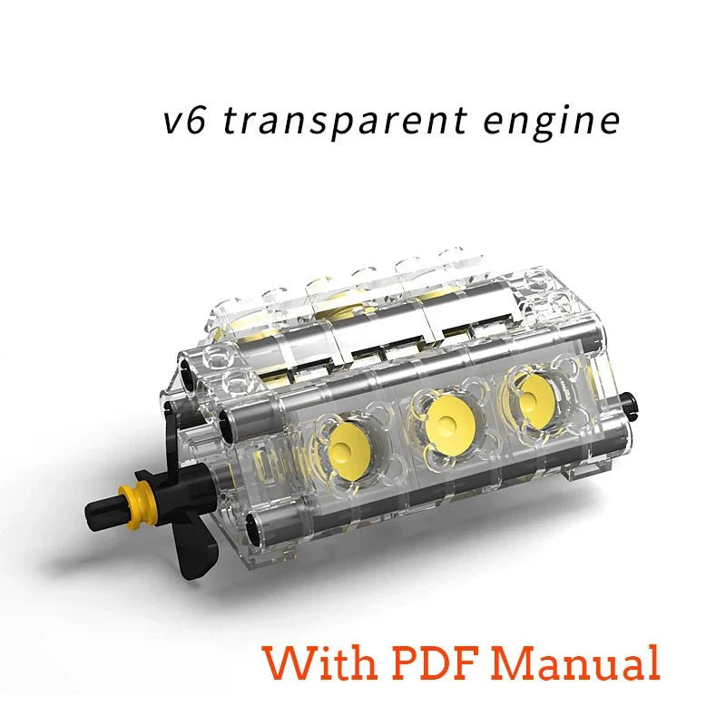 Motor and Electronics Kit | Educational DIY Accessories for Building Block Train