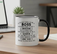 Taza de 11 oz para agradecer a tu jefe