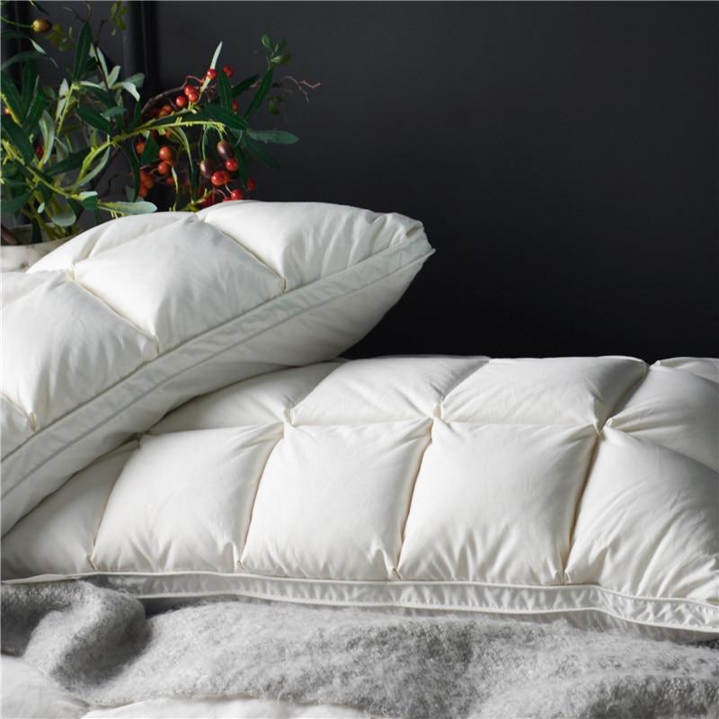 Lot de 2 oreillers en duvet d'oie Giancarlo
