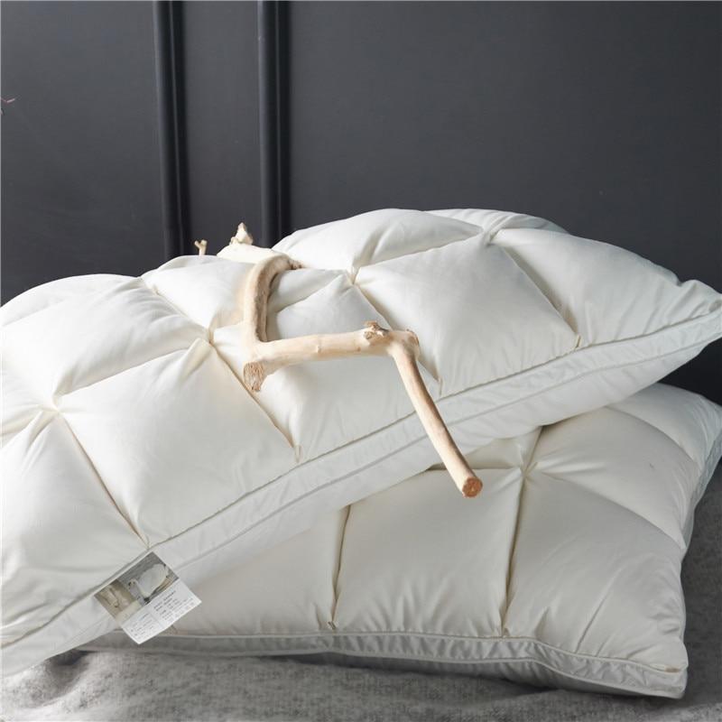 Lot de 2 oreillers en duvet d'oie Giancarlo