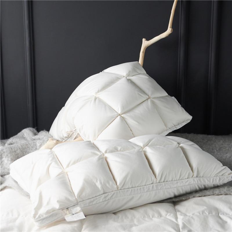 Lot de 2 oreillers en duvet d'oie Giancarlo