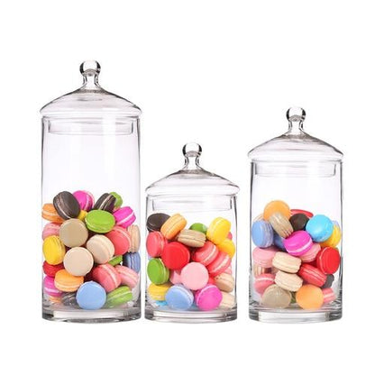 Minimalist Glass Candy Jar